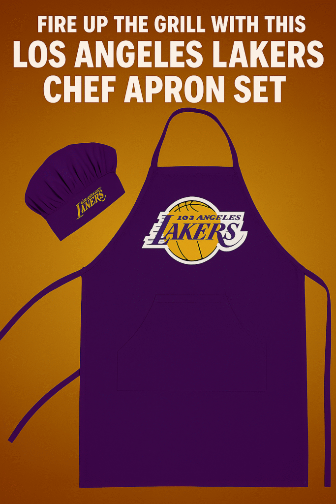 cool lost angeles lakers chef apron 