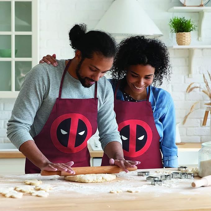 cute deadpool apron