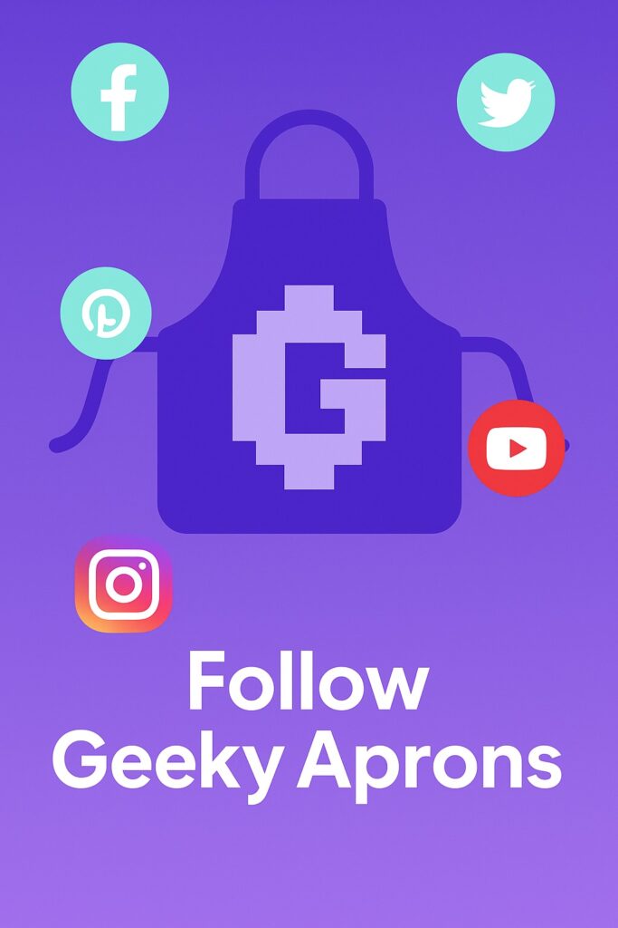 follow geeky aprons